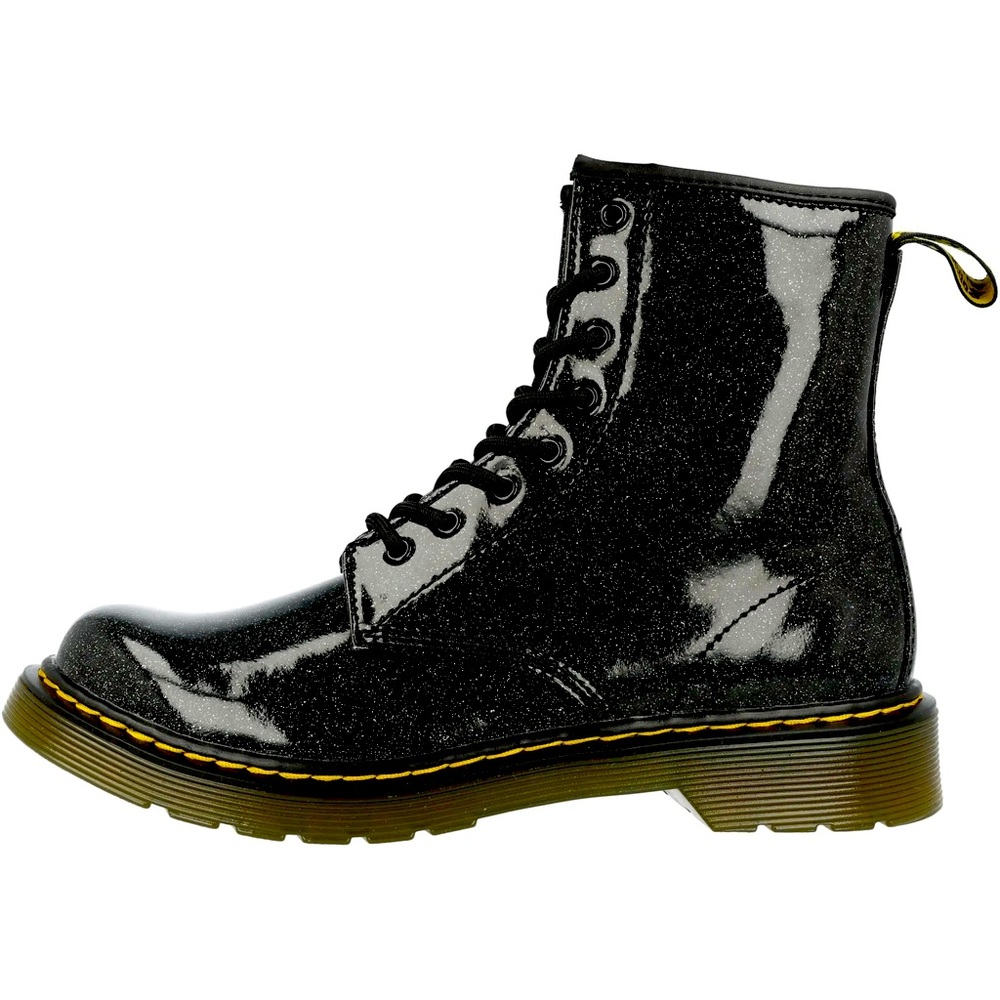 Black glitter doc martins
